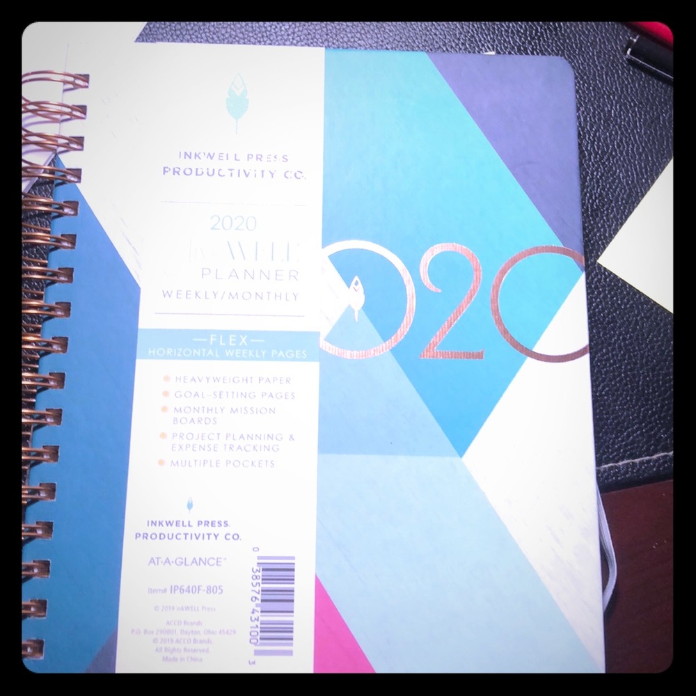 Ink well press planner January thru December